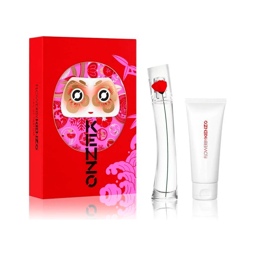 Kit Flower By Kenzo Perfume EDP 30 ml Body Lotion 75ml