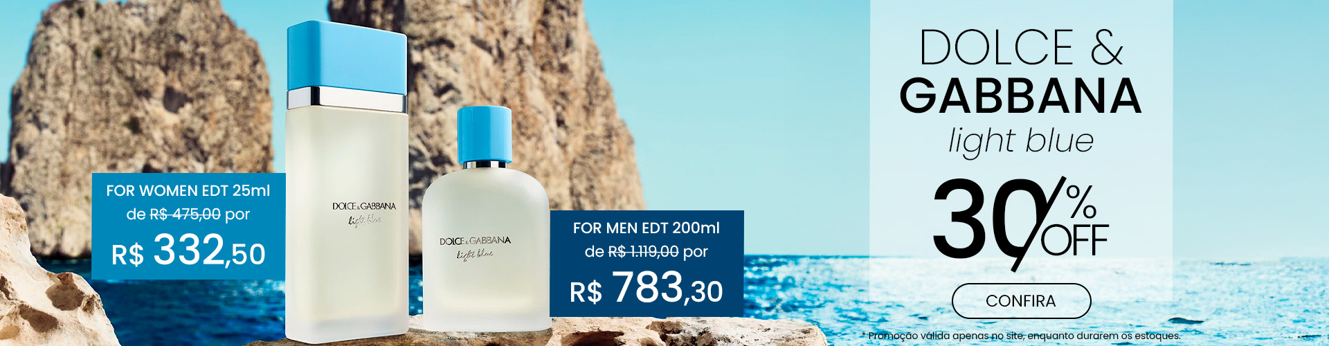 Dolce & Gabbana Light Blue 30%