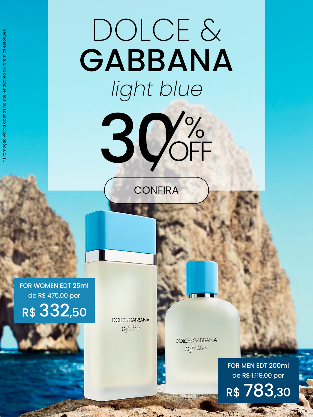 Dolce & Gabbana Light Blue 30%